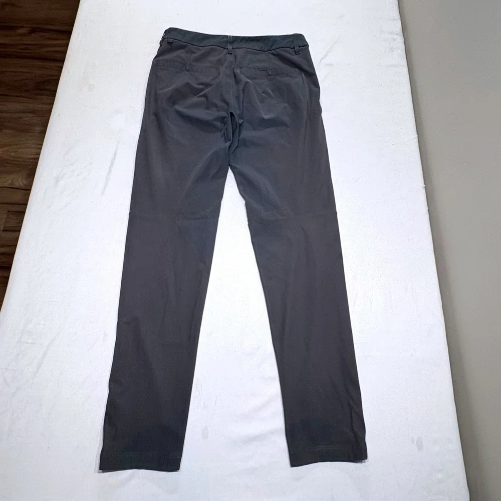 Lululemon Commission Pant Slim Mens 30 Charcoal Grey Tech Stretch Commuter Pants